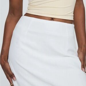 Princess Polly White Pencil Skirt